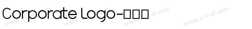 Corporate Logo字体转换